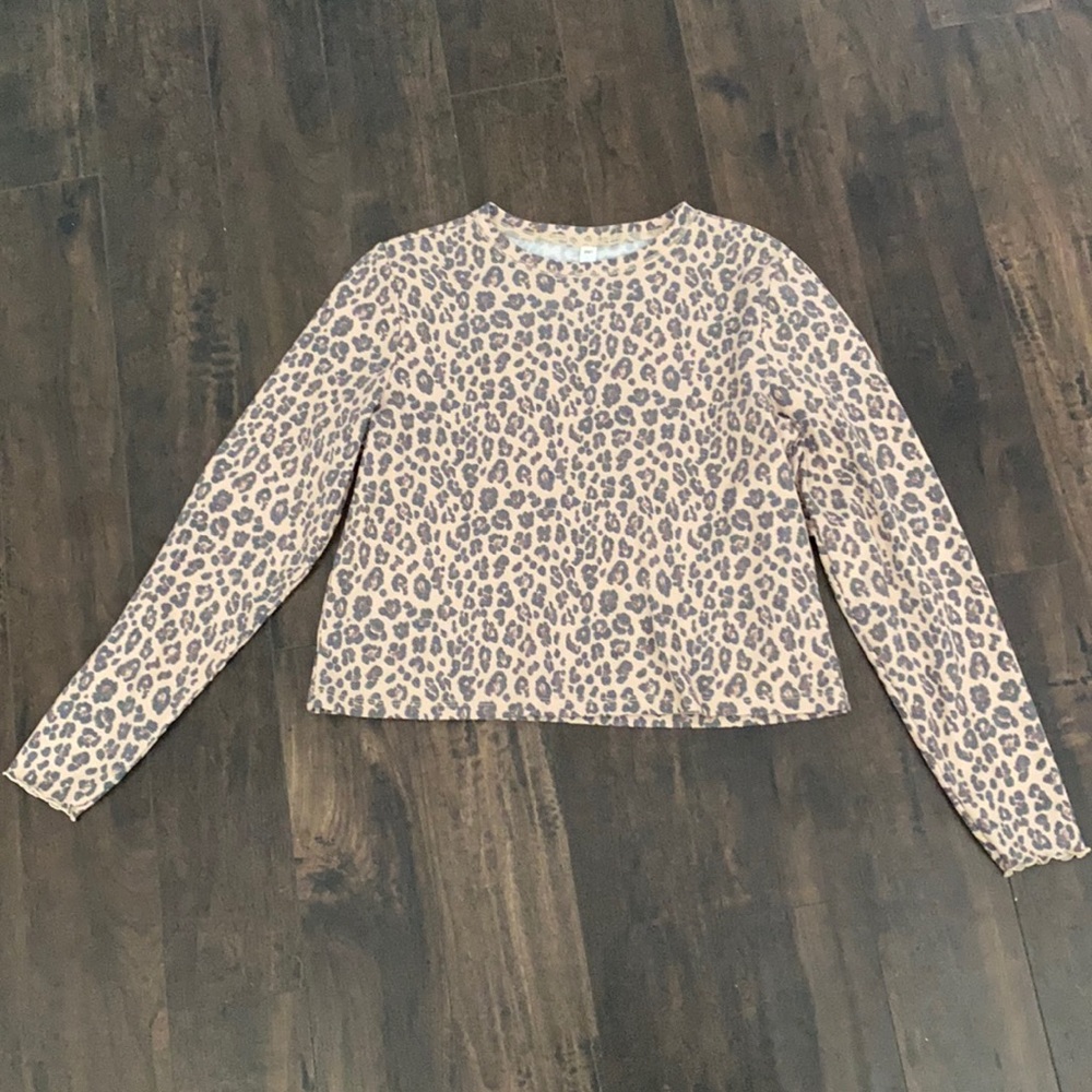 BP. Leopard Print long sleeve thermal